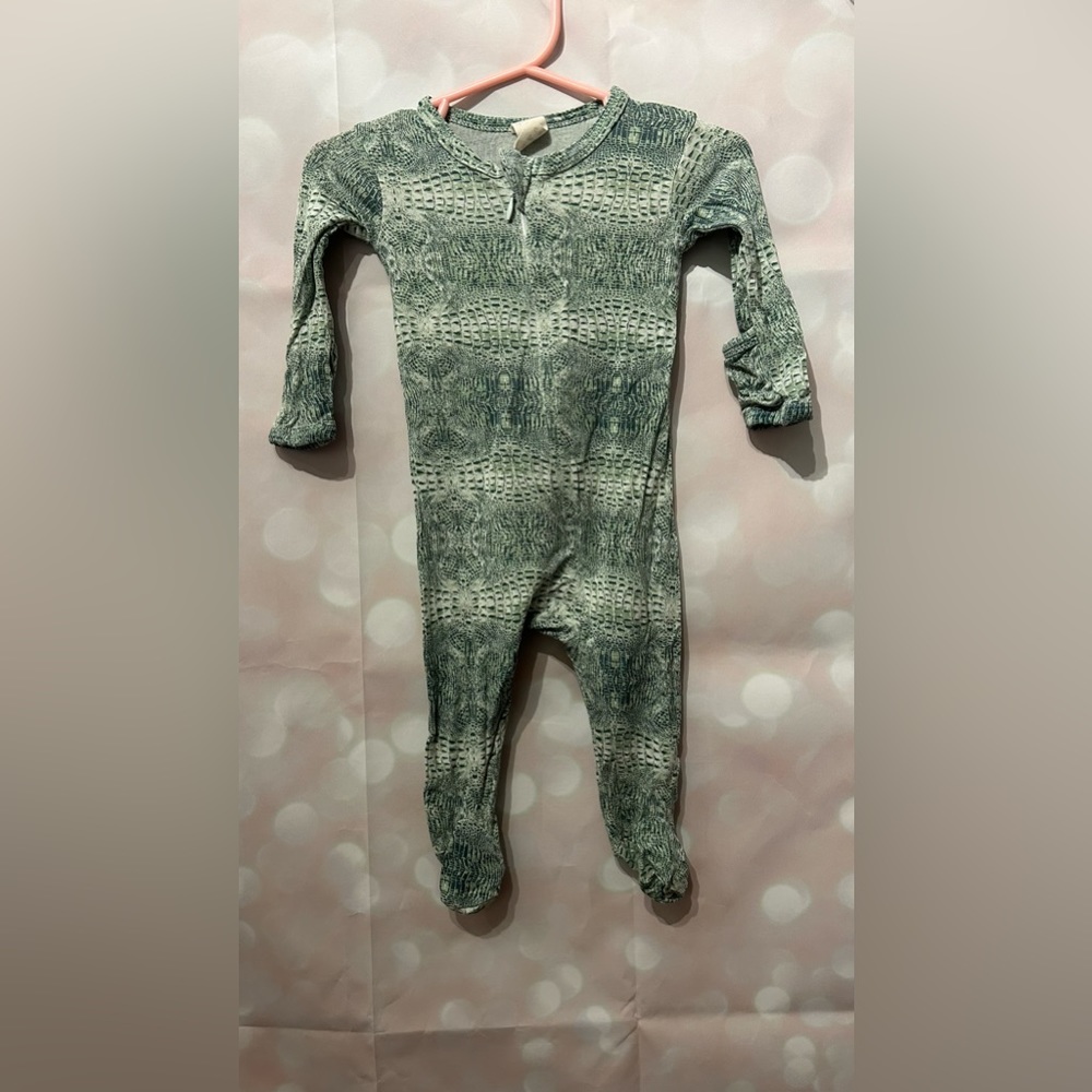 Kate Quinn Green Snake Print 3-6 months